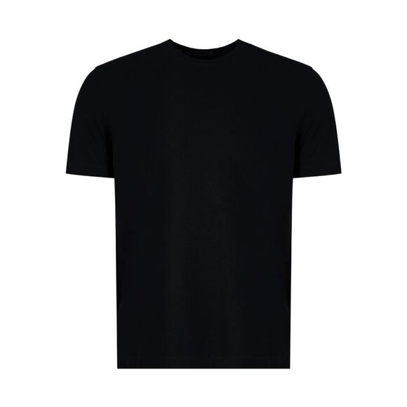 Zanone Black T-Shirts & Vests - T-Shirts Men